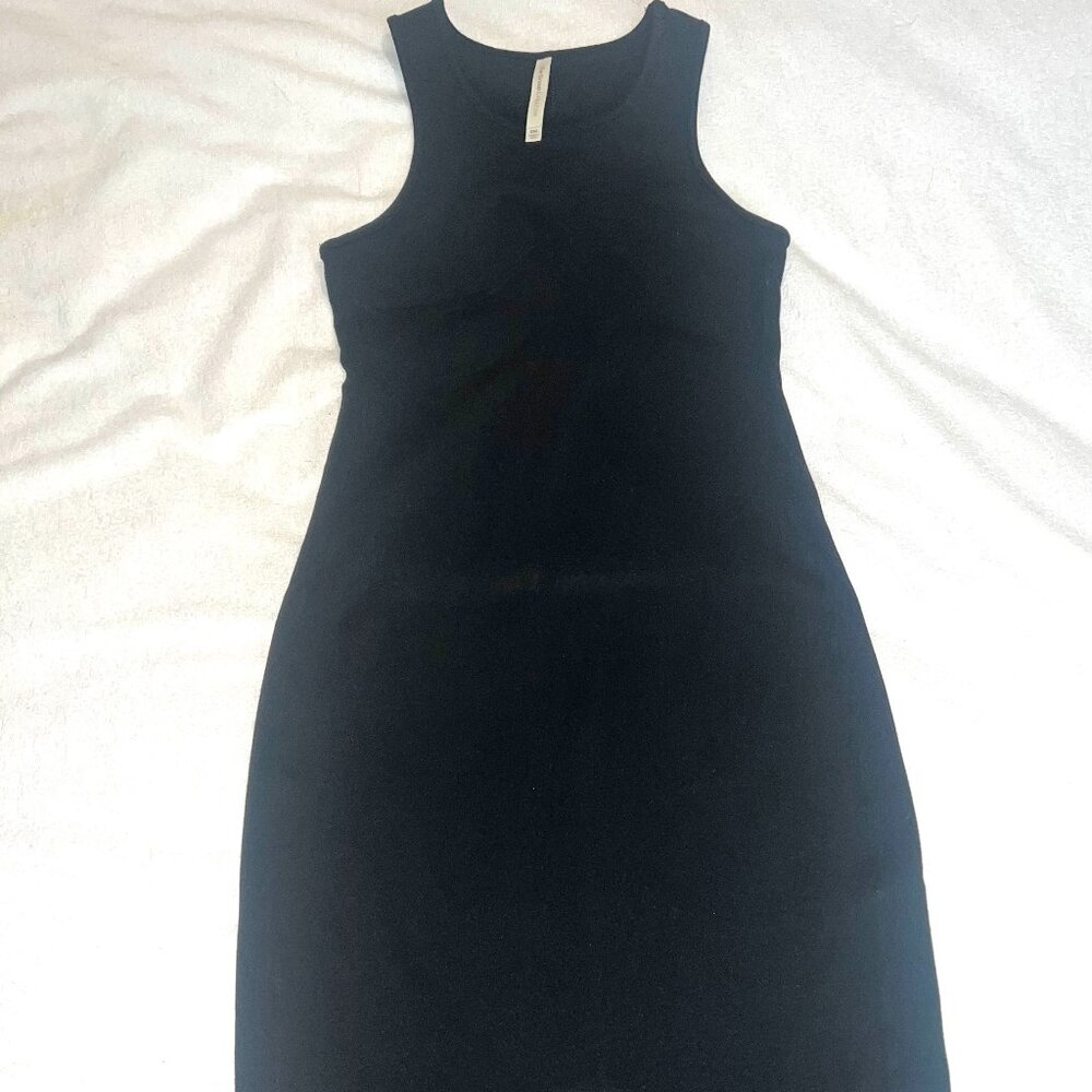 Aritzia Black Midi Body-Con Dress